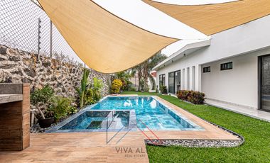Casa Nueva de 1 Nivel con Alberca y Jacuzzi_oaxtepec/ Cocoyoc Morelos