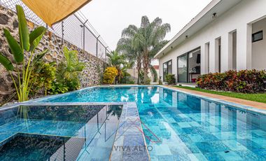 Casa Nueva de 1 Nivel con Alberca y Jacuzzi_oaxtepec/ Cocoyoc Morelos
