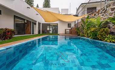 Casa Nueva de 1 Nivel con Alberca y Jacuzzi_oaxtepec/ Cocoyoc Morelos