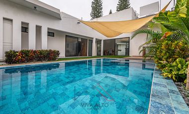 Casa Nueva de 1 Nivel con Alberca y Jacuzzi_oaxtepec/ Cocoyoc Morelos