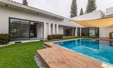 Casa Nueva de 1 Nivel con Alberca y Jacuzzi_oaxtepec/ Cocoyoc Morelos