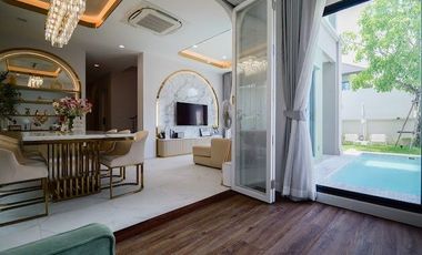แต่งเต็ม!!! พร้อมสระว่ายน้ำ ขายบ้านเดี่ยวหลังมุม โครงการ  บางกอก บูเลอวาร์ด เวสต์เกต Bangkok Boulevard Westgate เป็นส่วนตัวมาก