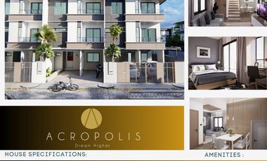 3 STOREY TOWNHOUSE for Sale in Acropolis Talamban Cebu FREE 1HP SPLIT TYPE AIRCON