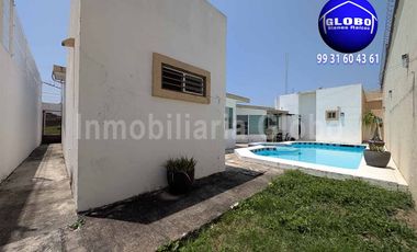 Casa en ventaFracc. Nuevo Campestre, una sola planta, alberca