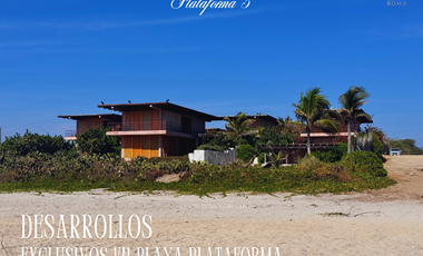 Terrenos en playa plataforma en puerto escondido