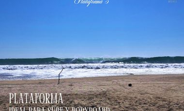 Lotes en playa plataforma en puerto escondido