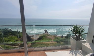ALQUILO DEPARTAMENTO CON VISTA 180° AL MAR Y PARQUE