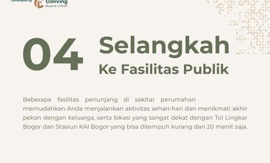 Rumah Ahsan Ciomas Dekat Terminal Laladon, Baru 2 LANTAI Mewah Murah di Dekat Kota Bogor Jual Dijual