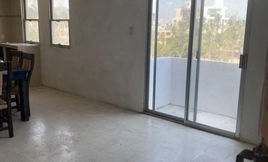 Departamento semiamueblado con vista al mar en renta, en boca del rio centro