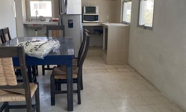 Departamento semiamueblado con vista al mar en renta, en boca del rio centro