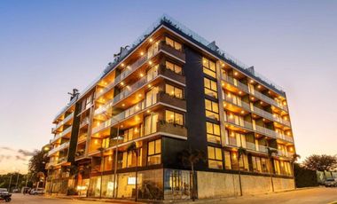Estudio amueblado, vista al mar desde el rooftop, en venta, Cocobeach Playa del Carmen
