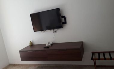 Estudio amueblado, vista al mar desde el rooftop, en venta, Cocobeach Playa del Carmen