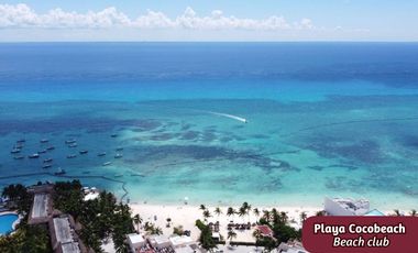 Estudio amueblado, vista al mar desde el rooftop, en venta, Cocobeach Playa del Carmen
