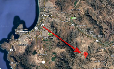 Parcela de 5.800 m2 en sector La Estrella, La Serena. Muy linda vista. $19 millones
