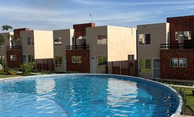 Casa en venta para fin de semana en un fraccionamiento con vigilancia en Xochitepec Morelos