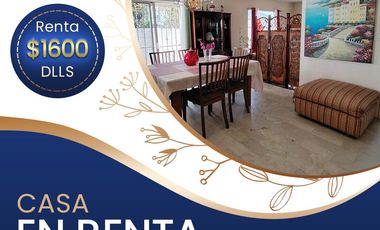 Casa Amplia en Renta con Terraza y Patio • Fracc. Moderna, Ensenada B.C.