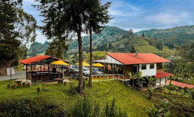 EN VENTA HOSPEDAJE CON RESTAURANTE EN LA VIA TERMALES ARBELAEZ