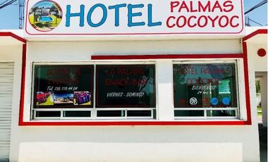 VENTA DE HOTEL EN COCOYOC , CON LOCALES RENTADOS