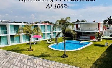 VENTA DE HOTEL EN COCOYOC , CON LOCALES RENTADOS