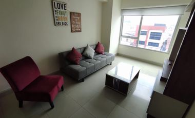 Suite Amoblada en Alquiler en el Norte de Guayaquil, 1 Habitación, 1 Baño, Parqueo,  Piscina, Gimnasio, Seguridad.