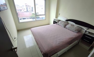 Suite Amoblada en Alquiler en el Norte de Guayaquil, 1 Habitación, 1 Baño, Parqueo,  Piscina, Gimnasio, Seguridad.