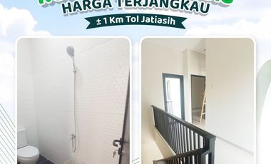 Rumah Arasa Dekat Pintu Tol Jatiasih, Baru 2 LANTAI Mewah Harga Murah New di Kota Bekasi Jual Dijual