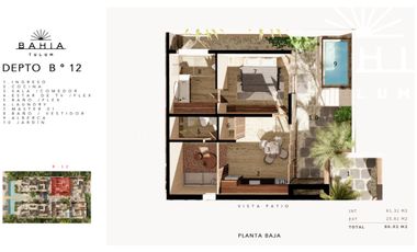 BAHIA TULUM DEPARTAMENTOS PREVENTA/ ENTREGA JUNIO 2025