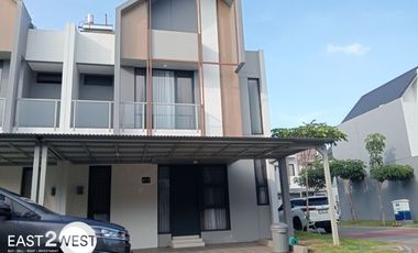 Disewakan Rumah Cluster Yuthica BSD City Tangerang Selatan Bagus Cantik Siap Huni Lokasi Nyaman Strategis