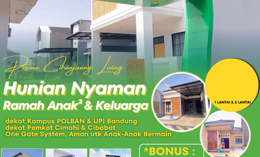 Rumah P.Liv Cihanjuang, 2/1 LANTAI di Cisasawi/Taman Cihanjuang Parongpong Bandung Barat Jual Dijual