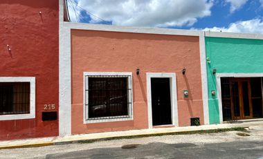 Casa en renta en Sisal en Valladolid Yucatán frente al exconvento san Bernardino