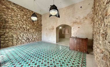 Casa en renta en Sisal en Valladolid Yucatán frente al exconvento san Bernardino