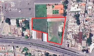 SE RENTA TERRENO AVENIDA CONSTITUYENTES