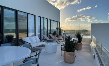 Venta Departamento PH Amueblado, Vista Al Mar y Laguna, Alberca, Puerto Telchac