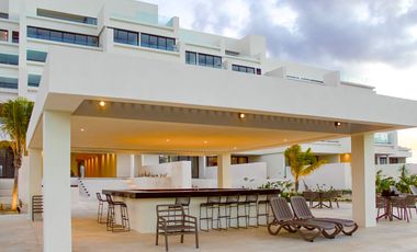 Venta Departamento PH Amueblado, Vista Al Mar y Laguna, Alberca, Puerto Telchac