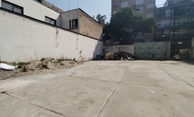 RENTA DE TERRENO COLONIA ROMA SUR, CERCA ZONA DE HOSPITALES