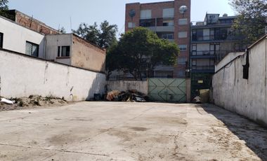 RENTA DE TERRENO COLONIA ROMA SUR, CERCA ZONA DE HOSPITALES