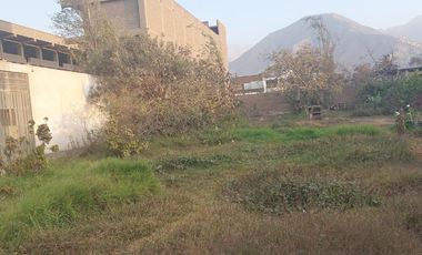 SE VENDE TERRENO EN HUAYCAN