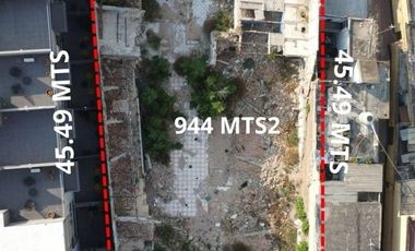Excelente terreno en la Zona Centro 944 M2 en $15'576.000
