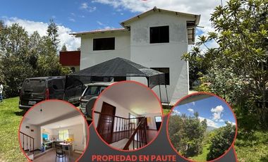 Amplia propiedad con árboles frutales en Paute