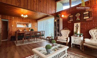 COMUY VENTA CASA 4D 2B A 3 MIN DEL RIO TOLTEN TEMUCO