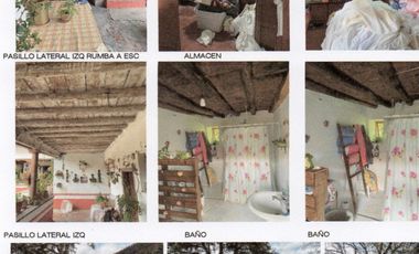 VENTA. TERRENO CON CASCO DE RANCHO. TEMOAYA. RANCHERIA LA LOMA. EDO DE MEXICO.