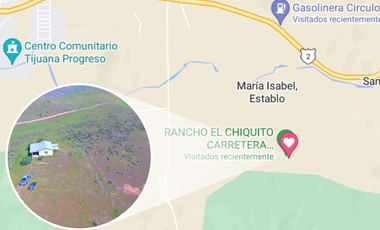 Venta De Terreno Rústico en Valle de Las Palmas, 3 Hectáreas.