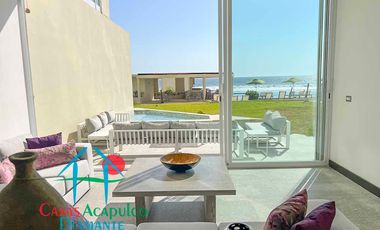 ¡Vacaciones frente al mar! Depa con jacuzzi, terraza y acceso directo a la playa
