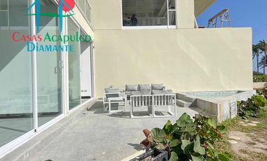 ¡Vacaciones frente al mar! Depa con jacuzzi, terraza y acceso directo a la playa