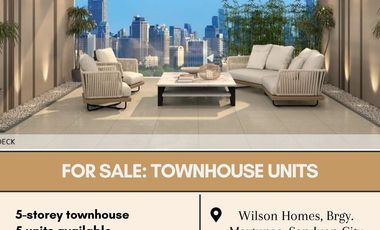 FOR SALE Townhouse Units located at Wilson Homes, Brgy. Maytunas, San Juan City