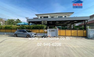 2-storey detached house, 102.3 sq m., Casa Ville Village, Ram Intra - Hathai Rat, Hathai Rat Road, Lam Luk Ka, Pathum Thani