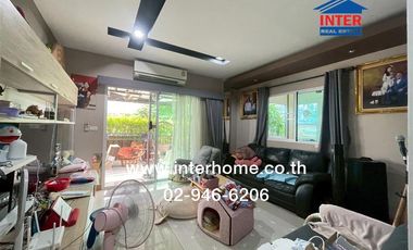 2-storey detached house, 102.3 sq m., Casa Ville Village, Ram Intra - Hathai Rat, Hathai Rat Road, Lam Luk Ka, Pathum Thani