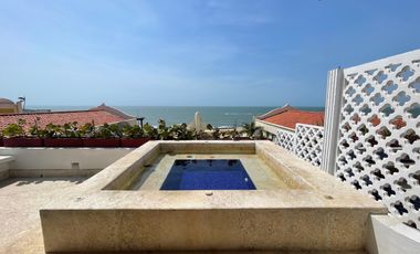 Refugio Colonial con Jacuzzi y Vista al Mar
