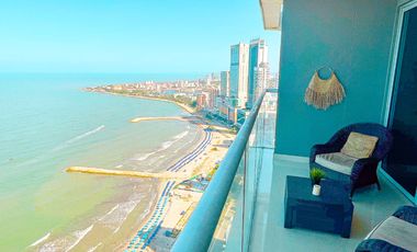 1H Frente al Mar en el Piso 37 de Morros City