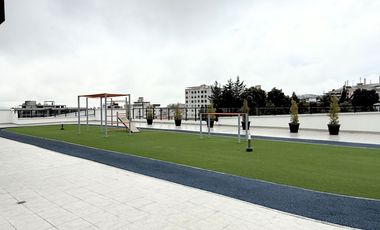 Departamento en Ponceano, en venta, con patio cubierto